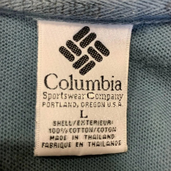 Columbia Men's Classic 100% Cotton Short Sleeve Collared Polo Shirt Size L‎ - Picture 7 of 12